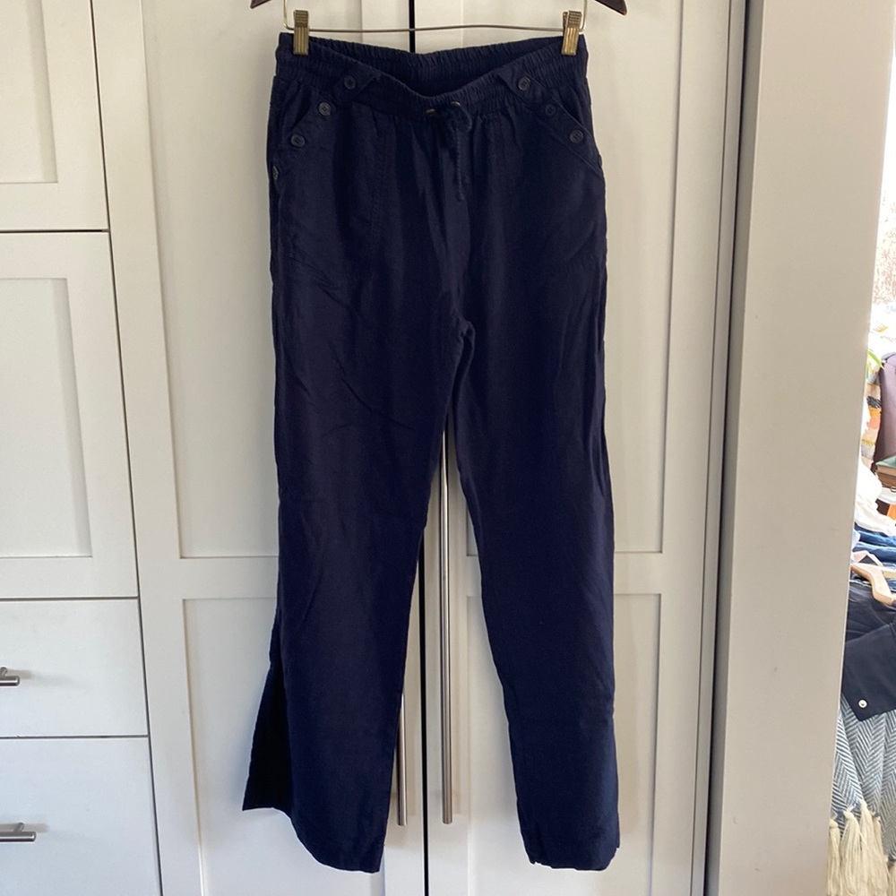 Ci Sono Women’s Linen/Rayon Wide Leg Pants